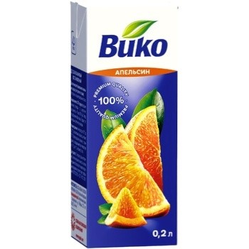 Сок Вико апельсин 0,2л