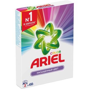 Порошок стиральный Ariel Color De Lux автомат 450г