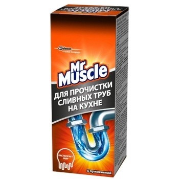 Mr. Muscle гранулы для прочистки труб на кухне