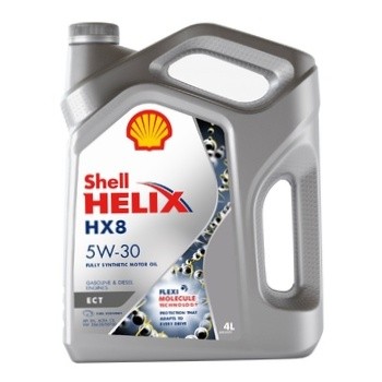 Моторное масло Shell helix hx8 ect 5W-30 4л