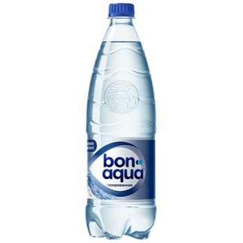 Вода BonAqua газированная 1л