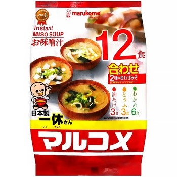 Быстрорастворимый Мисо-суп Marukome 12 порций 241 гр