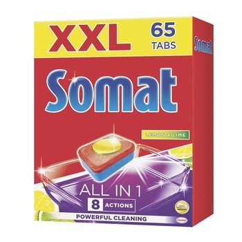 Таблетки для посудомоечных машин All In1 Somat 65 шт