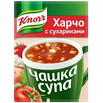 Суп быстрого приготовления Knorr Чашка супа Харчо с сухариками 13,7 г
