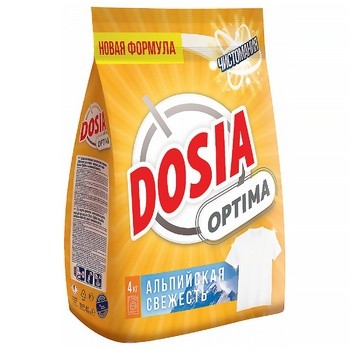 Стиральный порошок Optima Альпийская свежесть Dosia 4 кг