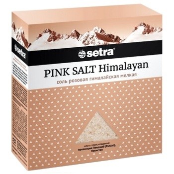Соль гималайская розовая мелкая Setra 500 гр