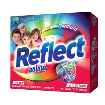 Стиральный порошок Reflect Colour концентрированный для цветных и темных тканей 650 г