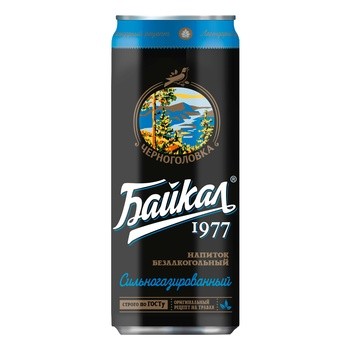 Напиток безалкогольный сильногазированный Байкал 1977 0,33 л
