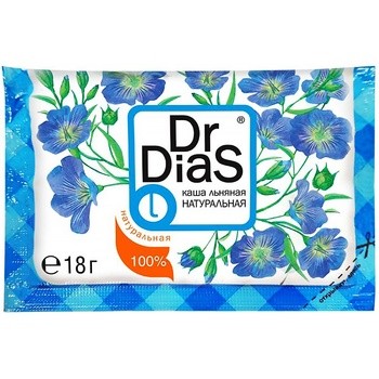 Каша льняная моментального приготовления Dr.DiaS 18 гр