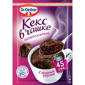 Кекс в чашке шоколадный Dr.Oetker 55 гр